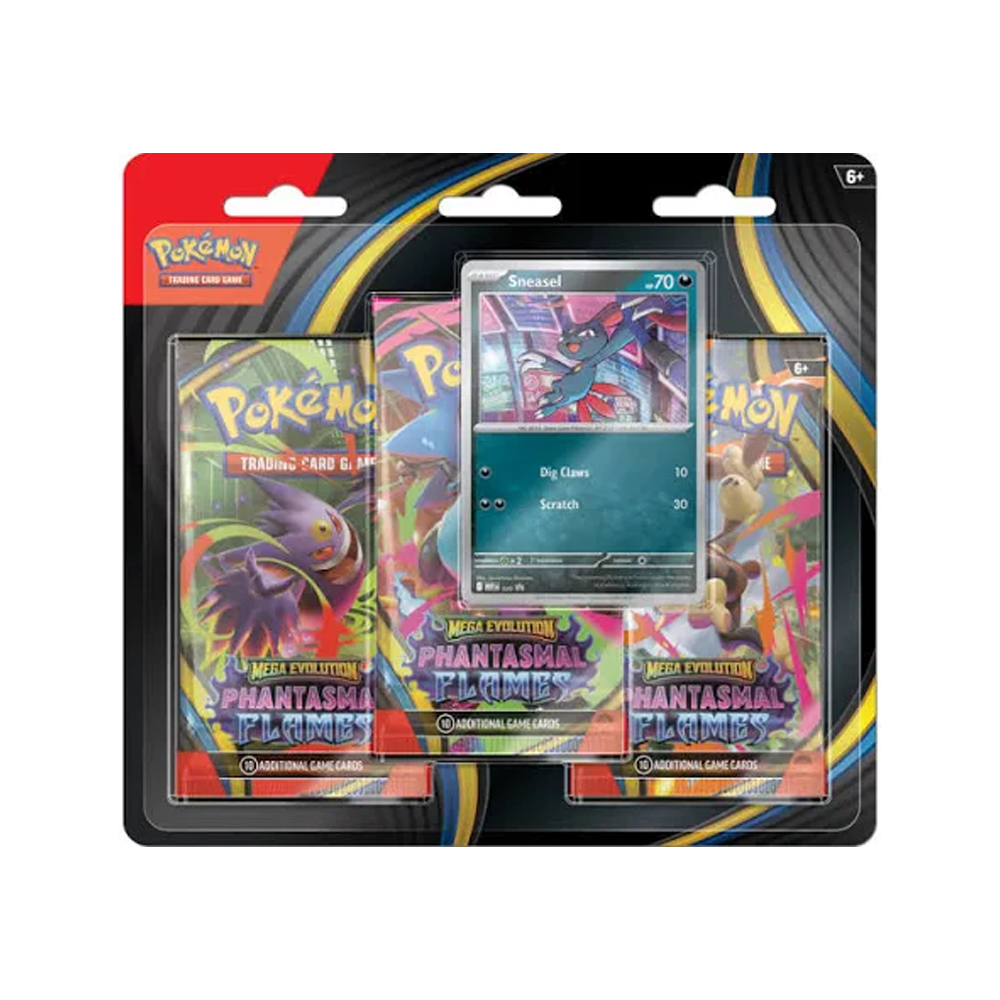 Pokémon TCG: Mega Evolution Phantasmal Flames 3-Pack Blister
