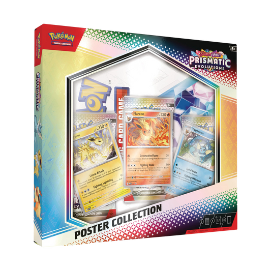 Pokémon TCG: Scarlet & Violet Prismatic Evolutions Poster Collection Box