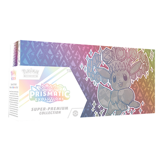 Pokémon TCG: Scarlet & Violet Prismatic Evolutions Super-Premium Collection Box